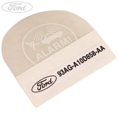 Genuine Ford Escort/Focus/Ka/Transit Connect Front Decal x1 1990-2012 6894341 - Image 1 of 3