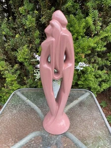 Royal Haeger Art Pottery Sculpture 20" Embracing Couple Figurine Statue art dec - Picture 1 of 5