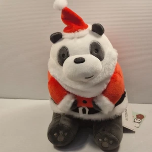 MINISO We Bare Bears Santa Panda Plush Toy Stuffed Animal Christmas Edition 23cm - Bild 1 von 7