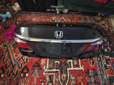 2016 2017 HONDA ACCORD REAR TRUNK LID WITH CAMERA OEM - Image 1 of 4
