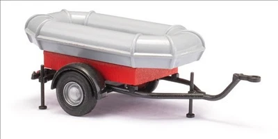 AKTION Abverkauf BUSCH H0 1:87 59969 Feuerwehranhänger mit Schlauchboot  NEU OVP - Bild 1 von 2