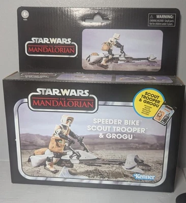 Bicicleta Speeder Scout Trooper and Grogu 2023 Hasbro Star Wars TVC Mandalorian Foto 1 de 2