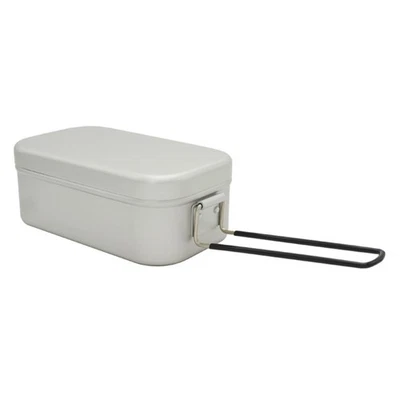 Caja de almuerzo de camping Bento de aleación de estaño para camping con estante de vapor J5I0 Foto 1 de 4