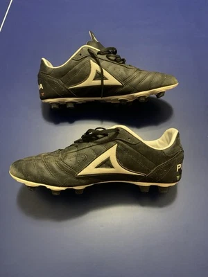Botines de fútbol/fútbol clásicos de cuero negros Pirma Brasil para hombre talla US 9 EU 42,5 Foto 1 de 4