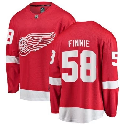 Emmitt Finnie Detroit Red Wings Jersey Home - Image 1 of 3