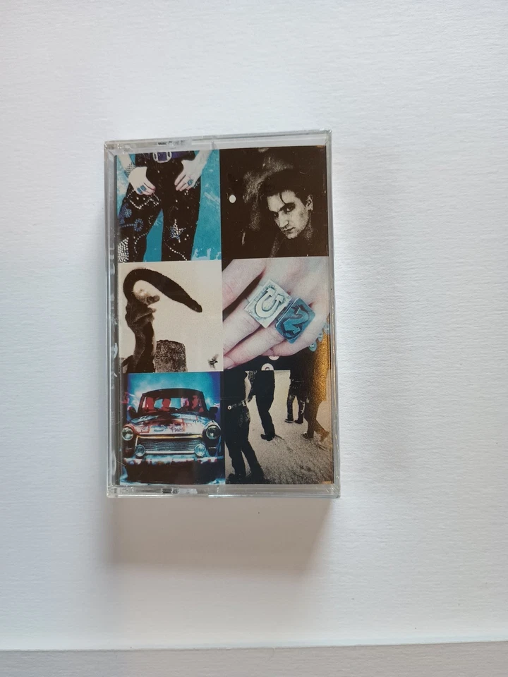 U2 Achtung Baby Cassette Tape Brand New Sealed 1991 Mysterious Ways - Image 1 of 4