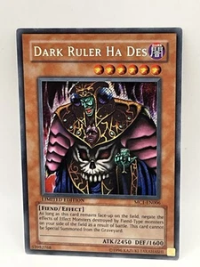 Dark Ruler Ha Des MC1-EN006 Secret Rare Limited Edition 2004 Yu-Gi-Oh! TCG - Picture 1 of 2