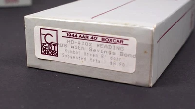 C&BT Shops Reading 40' Steel Box Car, Savings Bond, Collectable NOS HO Scale - Image 1 of 3