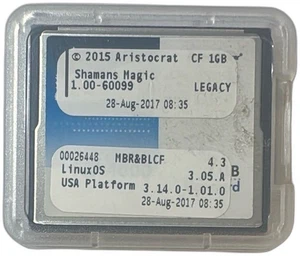 Aristocrat Shamans Magic Compact Flash Card 1GB LinuxOS USA Platform 2017 - Picture 1 of 4
