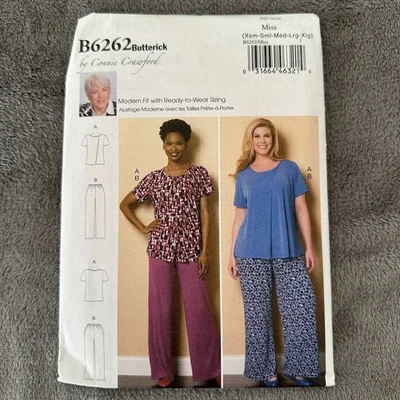 Butterick Pattern B6262 Womens Loungewear By Connie Crawford XS-XL Loose Fit - Image 1 of 4