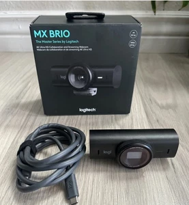 Kamera internetowa Logitech MX Brio Ultra HD 4K, wideokonferencja, gry, streaming - przeczytaj - Zdjęcie 1 z 1