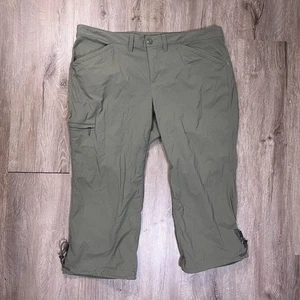 Eddie Bauer Damen Capri Grün Travex Größe 14 Outdoor Wandern Klettern - Bild 1 von 6