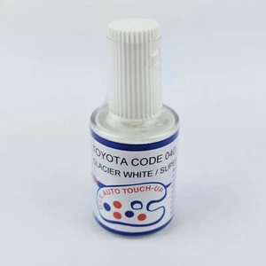 O4O Glacier Pure Super White Touch Up Paint 040 For Toyota Corolla Camry RAV-4 - Picture 1 of 3