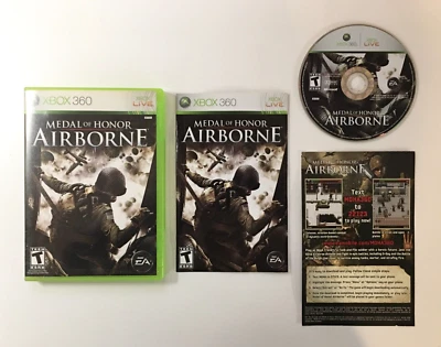 Medal of Honor Airborne (Microsoft Xbox 360, 2007) EA - CIB Completo - Vendedor de EE. UU. Foto 1 de 4