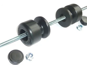 YAMAHA XT660X XT660R REAR WHEEL CRASH PROTECTION PUCKS LIFTERS OGGYS KNOBS SLIDE - Picture 1 of 11