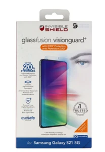 Lot Of 10 ZAGG InvisibleShield (GlassFusion VisionGuard+) Galaxy S21 5G - Clear - Picture 1 of 2