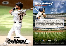 Ryan Schimpf 2017 Stadium Club Baseball Card San Diego Padres
