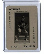 2005 Donruss Throwback Threads Polo Grounds 61/75 Eric Chavez #PG-68 Oakland A's