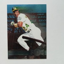 1996 Fleer Metal #237 Rickey Henderson Oakland Athletics