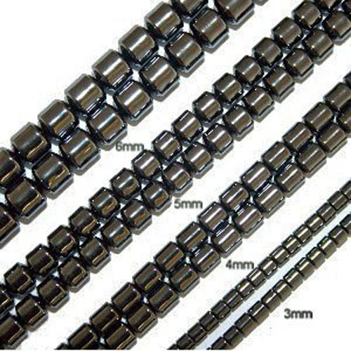 AAA HEMATITA PIEDRA CUENTAS TAMBOR CILINDRO 4MM JOYERÍA ARTESANÍA PULSERA CUENTAS STRS HS2 Foto 1 de 1