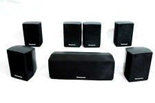 Set of 7 Panasonic Surround Sound SBHC4200 Center 4 SB-HS470 & 2 Front SB-HF470