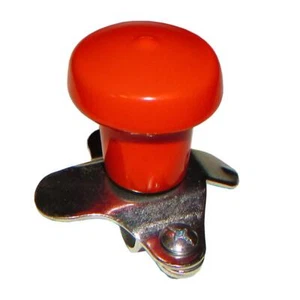 Orange Vinyl Steering Wheel Spinner Knob for Tractors Fits Kubota Tractor Models - Picture 1 of 6