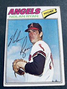 1977 Topps Baseball Nolan Ryan California Angels Card #650 Hall of Famer.