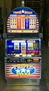 IGT Triple Stars Slot Machine Free Play For Sale - Picture 1 of 6