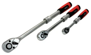 Ratschenschlüssel Umschaltknarre Teleskop 1/2" 3/8" 1/4" Umschalt Knarre Ratsche - Bild 1 von 10