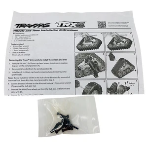 Traxxas TRX4 TRX-4 Equipped with Traxx 16T Pinion Wheels & Tires Install Sheet - Picture 1 of 12