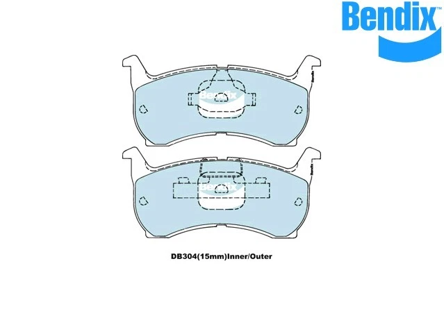 Pastilla de freno Bendix FT General CT para Mazda 626 83-87 2,0 GC CP DB304 GCT Foto 1 de 1