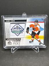 2021-22 UD SP Game Used Embroidered Draft Picks #77 Cam York Draft Patch