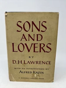 Sons and Lovers by D.H. Lawrence 1962 Modern Library HC DJ 333 333.1 415 Kazin - Imagen 1 de 12