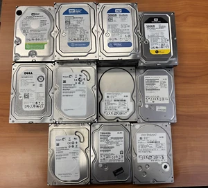 MIXED Lot of 19 500GB (18) 750GB (1) WD DELL SEAGATE HITACHI TOSHIBA 3.5" HDD - Picture 1 of 1