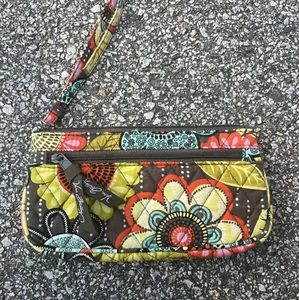 Vera Bradley Zip Wallet in Multicolor Bright Floral - Wallet - Clutch - - Picture 1 of 4