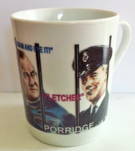 PORRIDGE Ronnie Barker WHITE CERAMIC MUG HMP SLADE PRISON Fletcher FULTON MACKAY - Picture 1 of 1