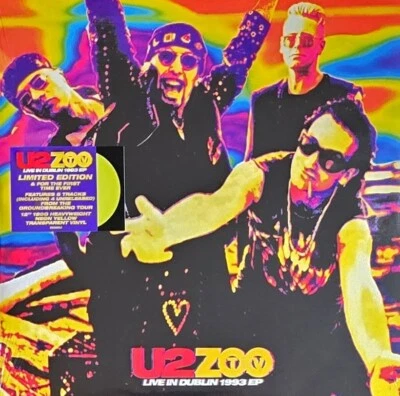 U2 - ZOO LIVE IN DUBLIN 1993 - 180-GRAM NEON YELLOW VINYL EP " NEW, SEALED " - Image 1 of 2