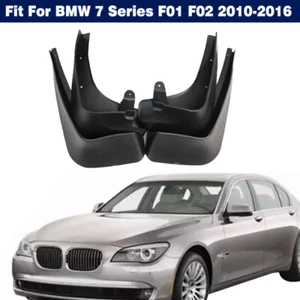 Set Mud Flaps Splash Guard Fender Mudguards For BMW 7 Series F01 F02 2010-2016 - Picture 1 of 5