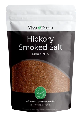 Hickory Smoked Sea Salt (Fine Grain) Hickorywood Salt, 2 lb - Image 1 of 2