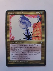 MTG Magic The Gathering Card Spectral Shield Enchant Creature White Blue Ice Age - Picture 1 of 2