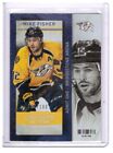 Mike Fisher 2013-14 Panini Contenders Gold Parallel Card #57 /100