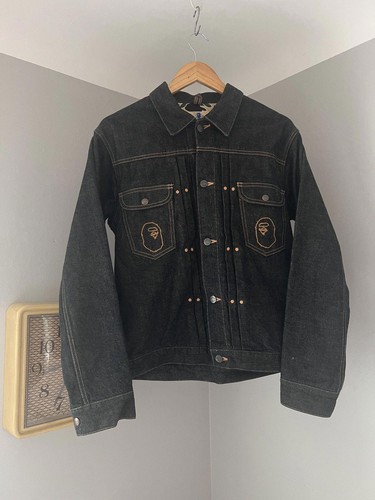 A BATHING APE (BAPE) Giacca denim Bape taglia media