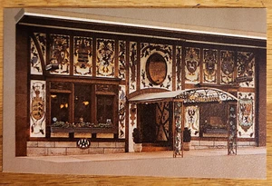 Postal Karl Ratzsch's Restaurant Milwaukee Wisconsin WI PC DÉCADA 1970 sin usar - Imagen 1 de 1