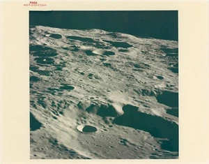 NASA Original Vintage Photograph Red Serial Number - Apollo 17, O'Day 1972 - Picture 1 of 1