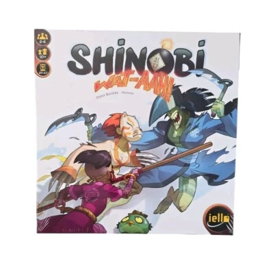 New: Shinobi WAT-AAH! Board Game 2014 iello Fantasy Ninja Fighting Card Game - Image 1 of 4