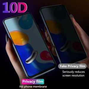 Tempered Glass Film For Xiaomi Redmi Note 11 11T M4 Pro Privacy Screen Protector - Picture 1 of 12