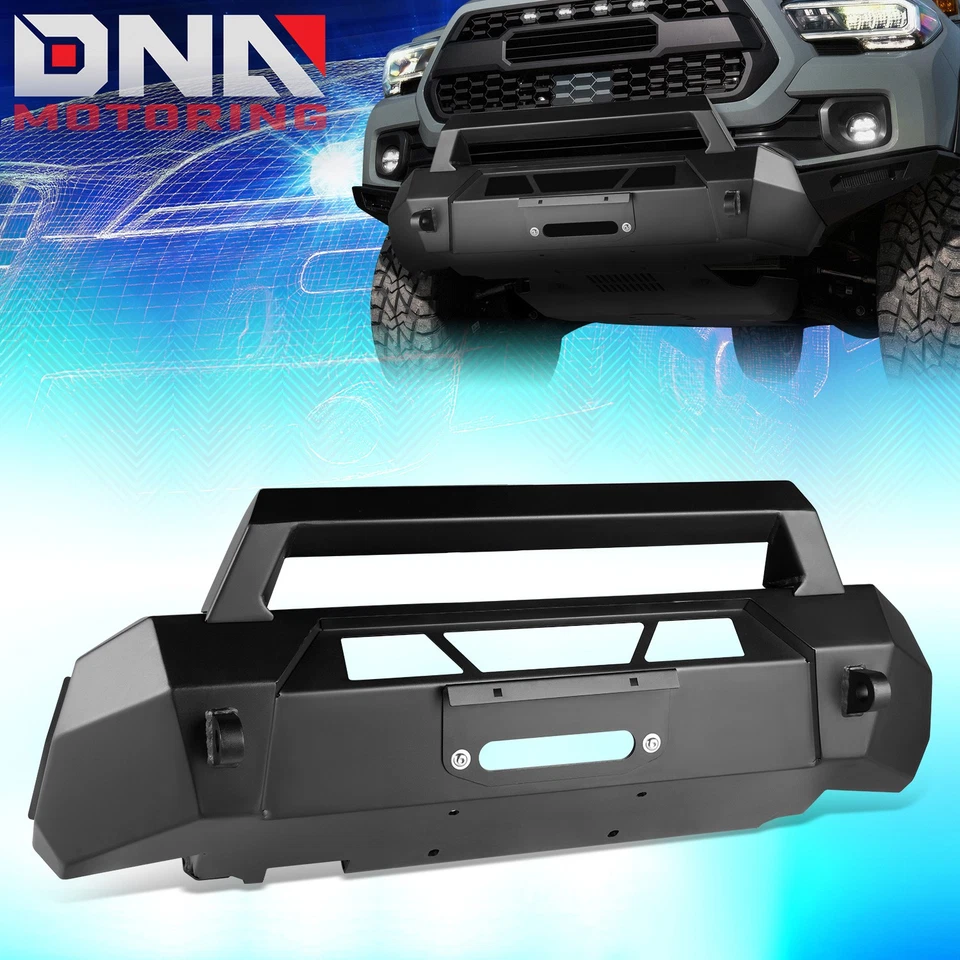 For 2016-2023 Toyota Tacoma Offroad Front Center Bumper w/ License Plate Mount - Image 1 of 4