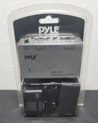 Pyle Audio PP444 Ultra Compact Mini Phono Turntable Preamp Brand New Sealed  - Image 1 of 4