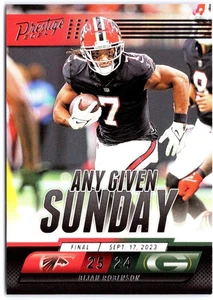 Bijan Robinson Panini sports #AGS-BRN Football Atlanta Falcons - Picture 1 of 2