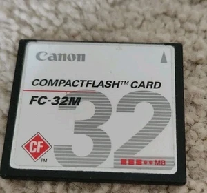 Canon Compact Flash 32MB CF Type-I Memory Card FC-32M * Excellent - Picture 1 of 2